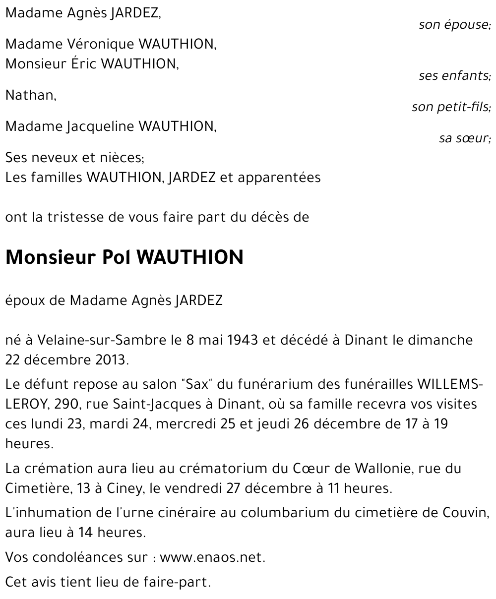Pol WAUTHION