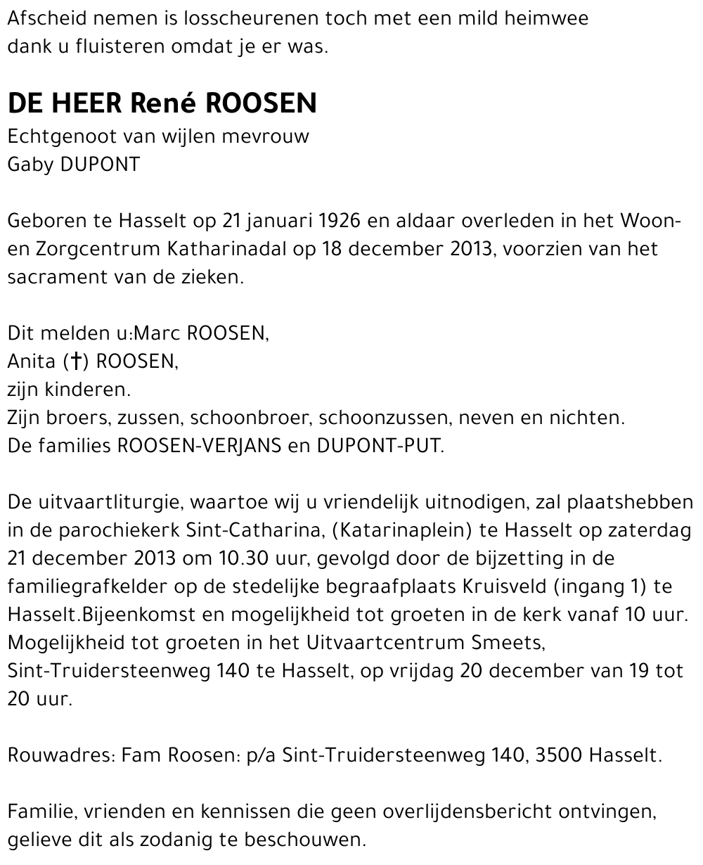 René Roosen