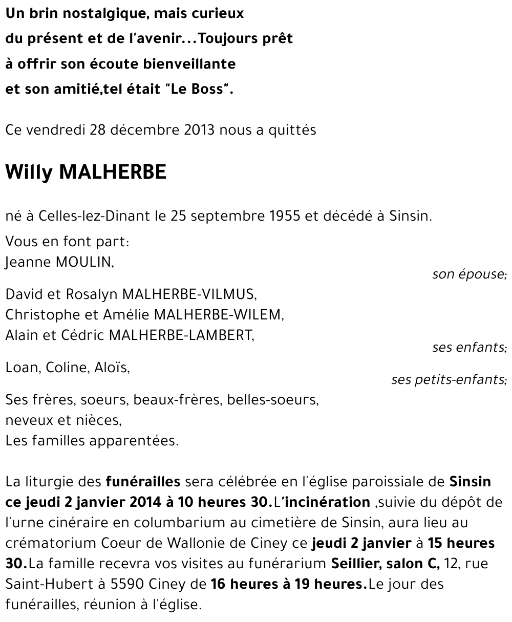 Willy MALHERBE
