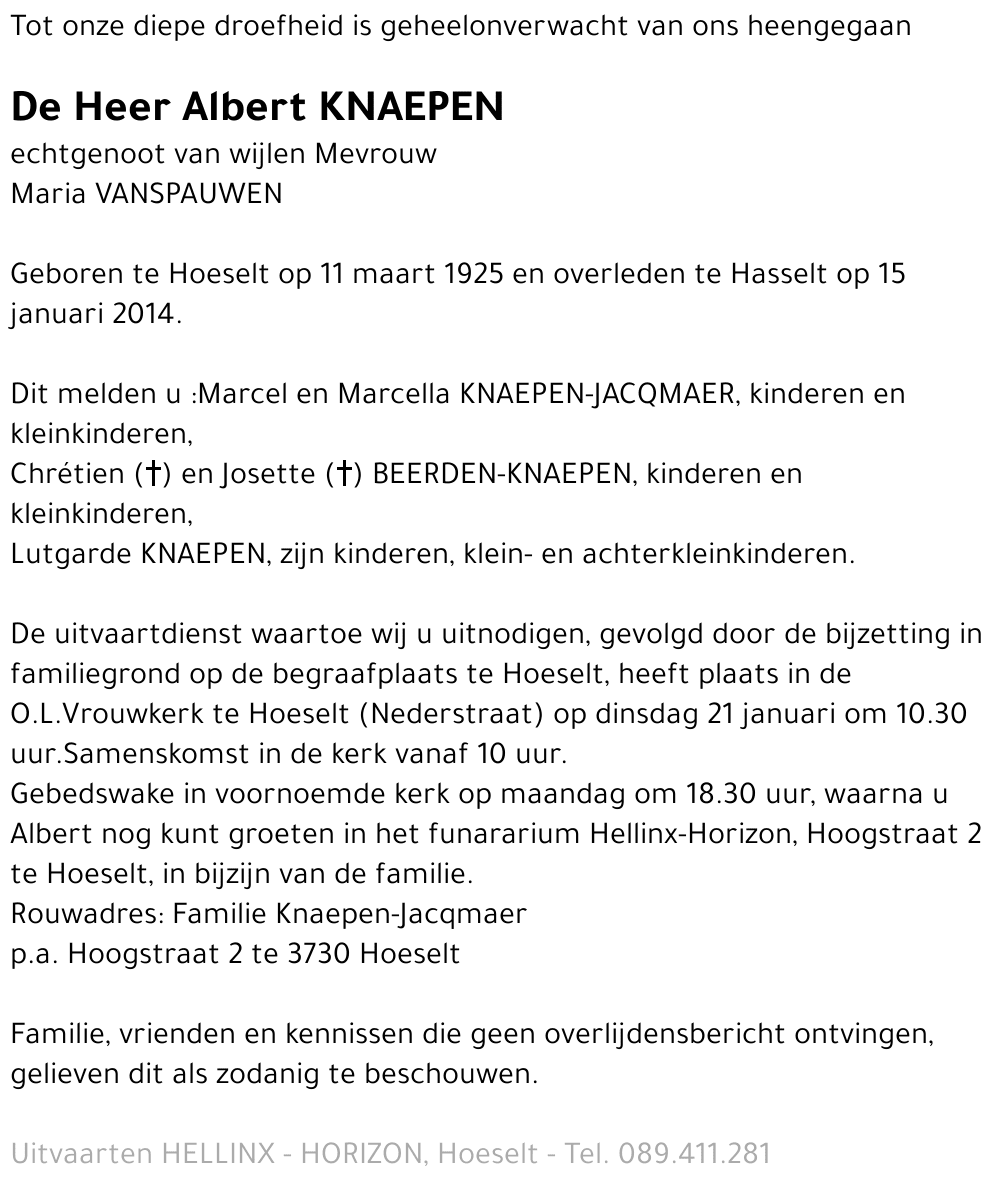 Albert KNAEPEN