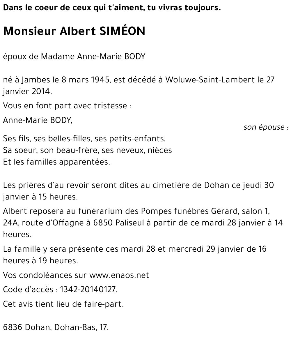 Albert SIMÉON