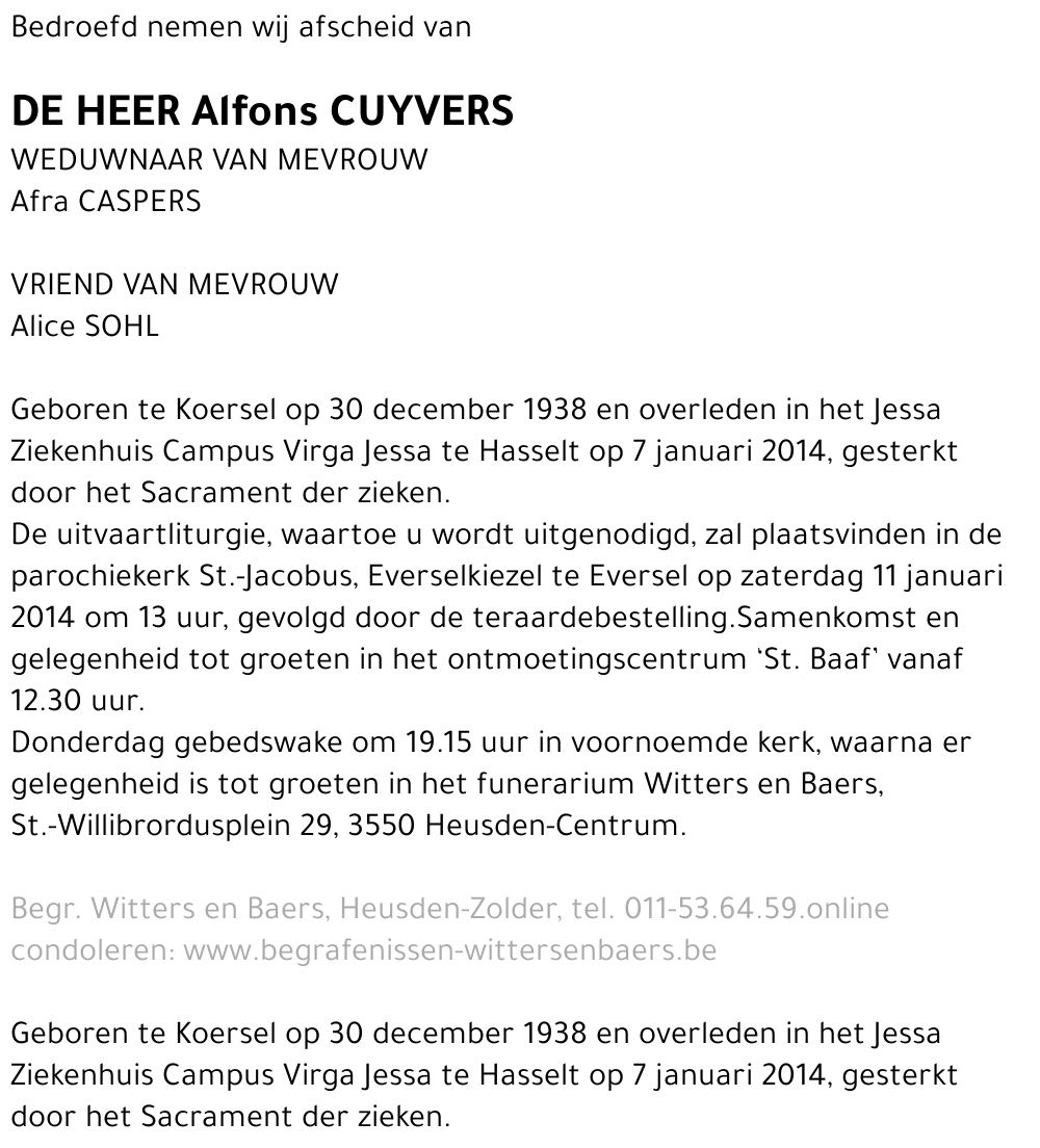 Alfons Cuyvers
