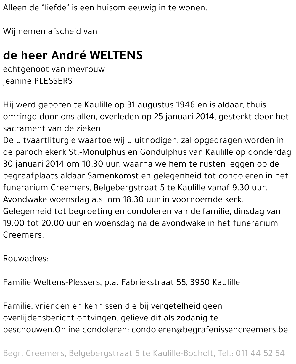 André Weltens