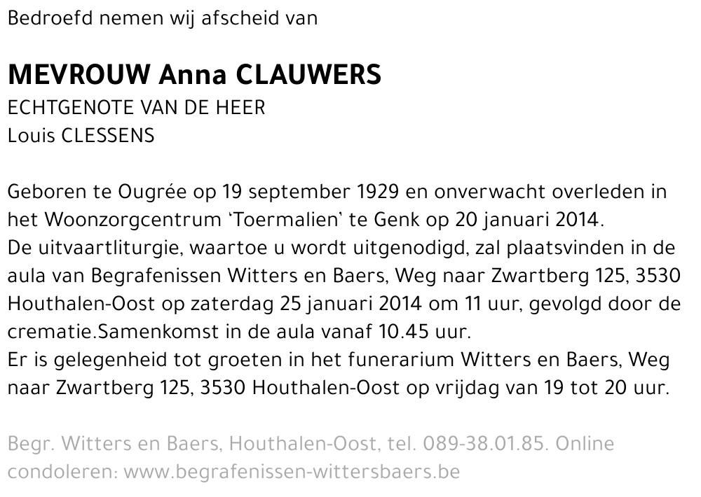 Anna Clauwers