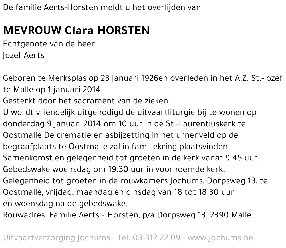 Clara Horsten
