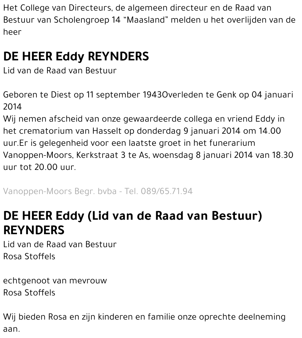 Eddy Reynders