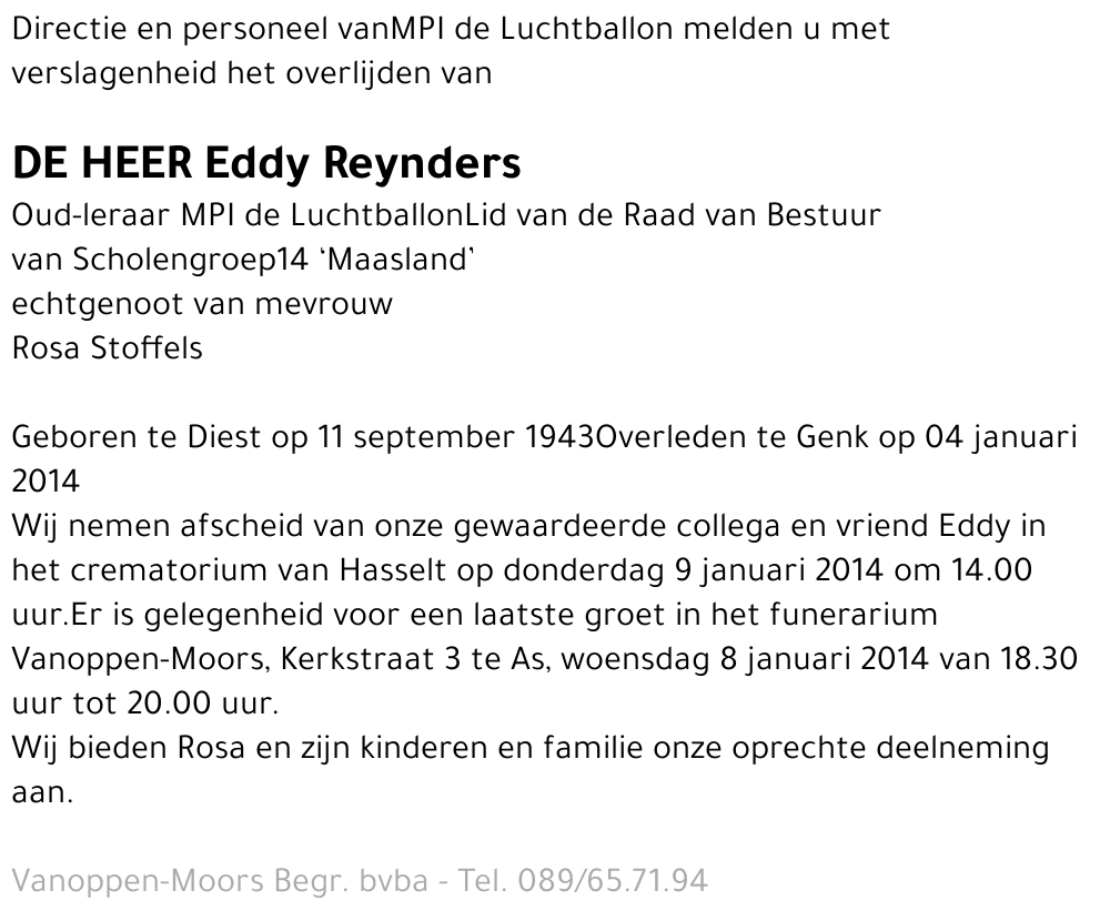 Eddy Reynders