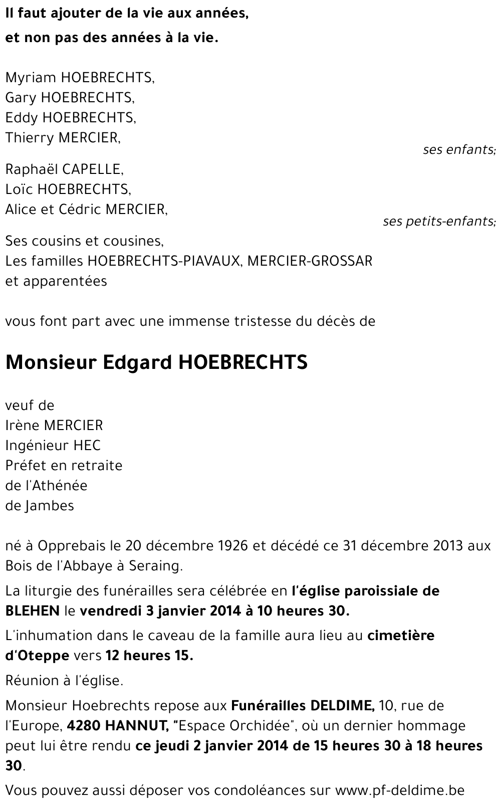 Edgard HOEBRECHTS