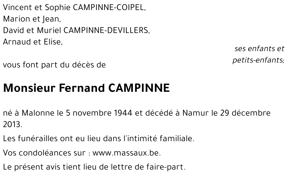 Fernand CAMPINNE