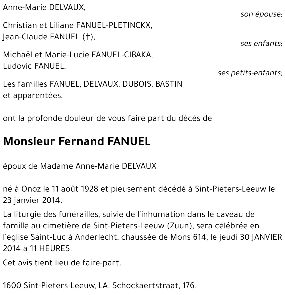 Fernand FANUEL