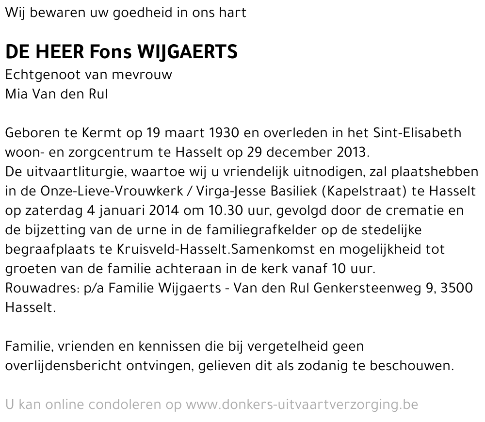 Fons Wijgaerts