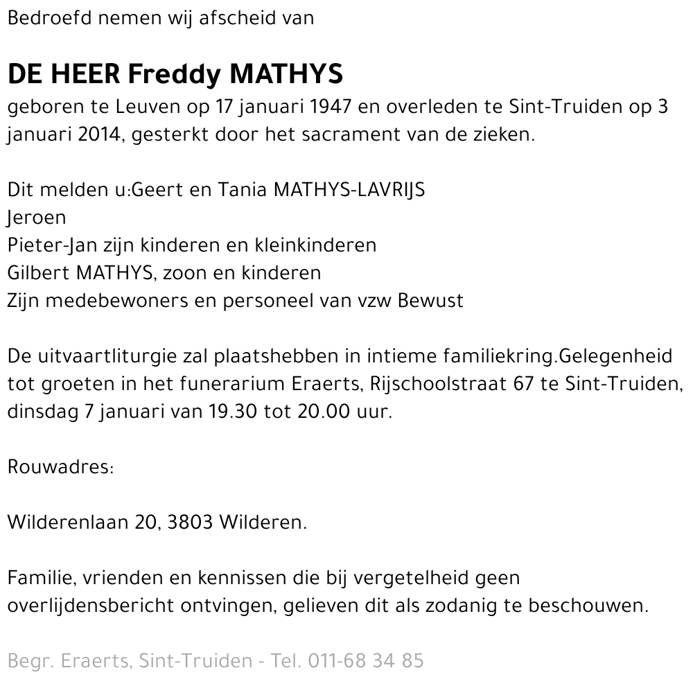 Freddy Mathys
