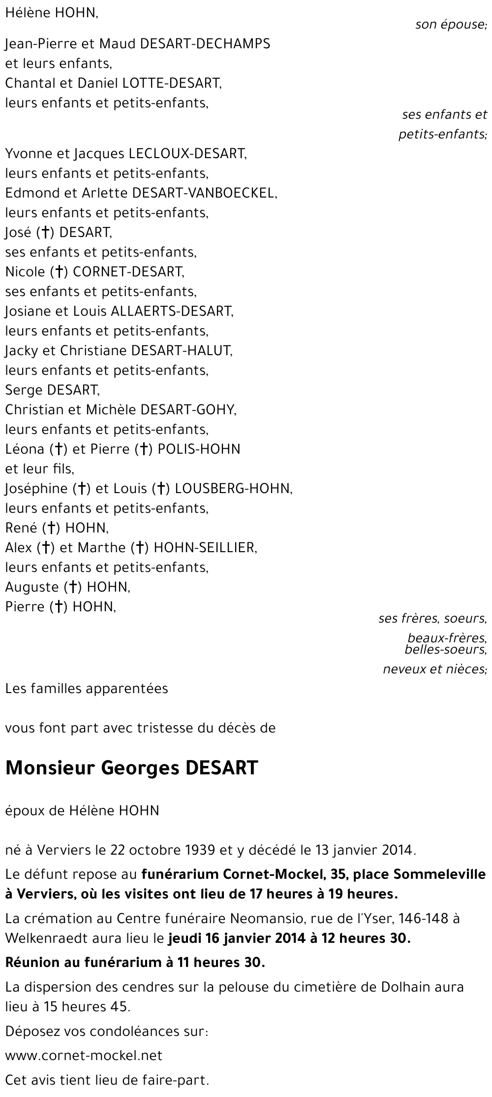 Georges DESART