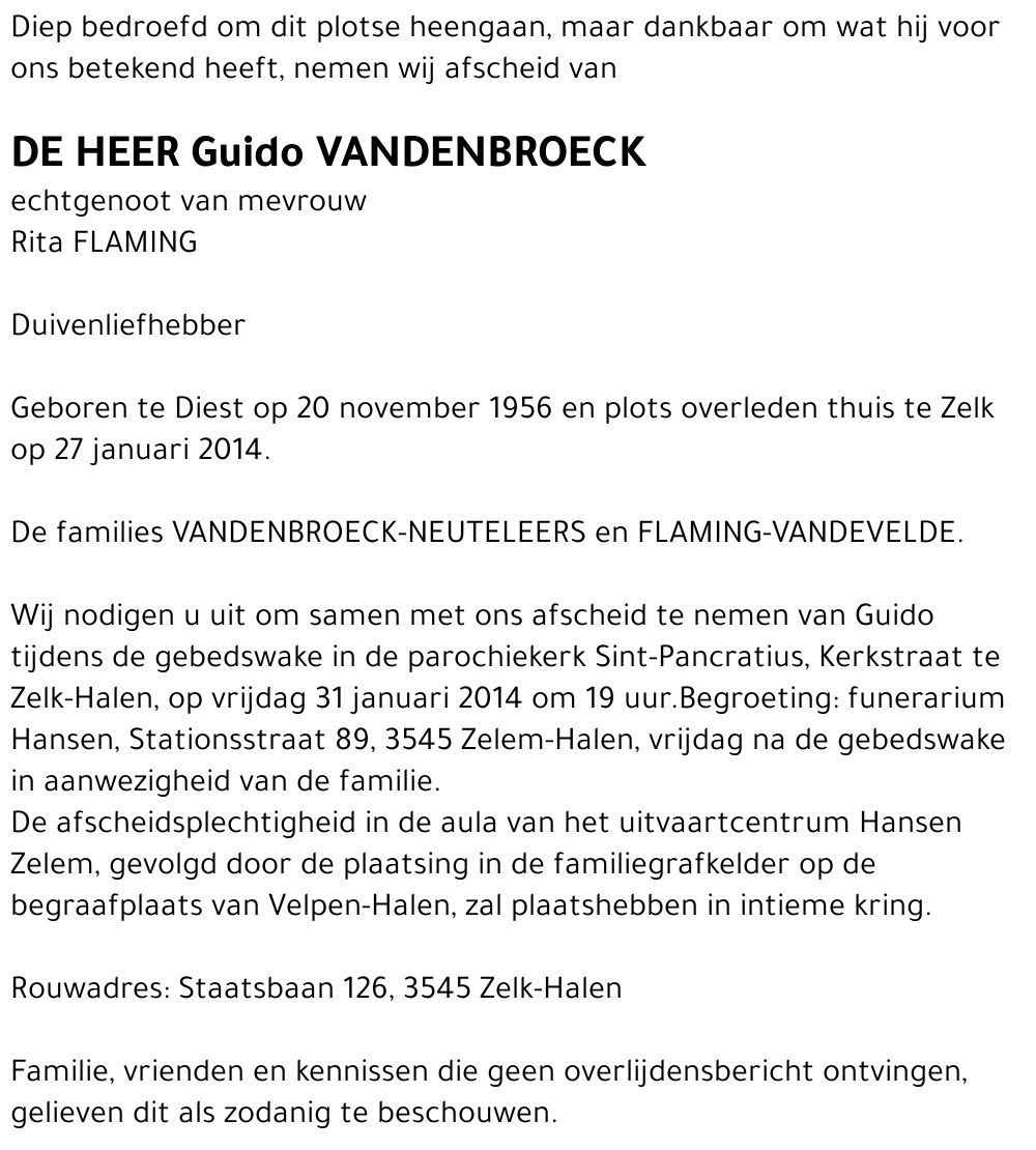 Guido VANDENBROECK