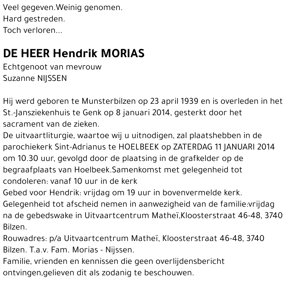 Hendrik Morias