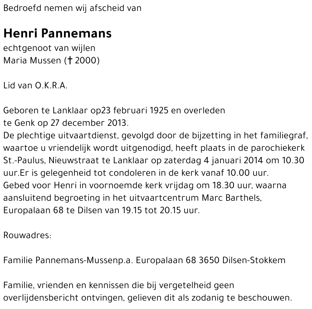 Henri Pannemans