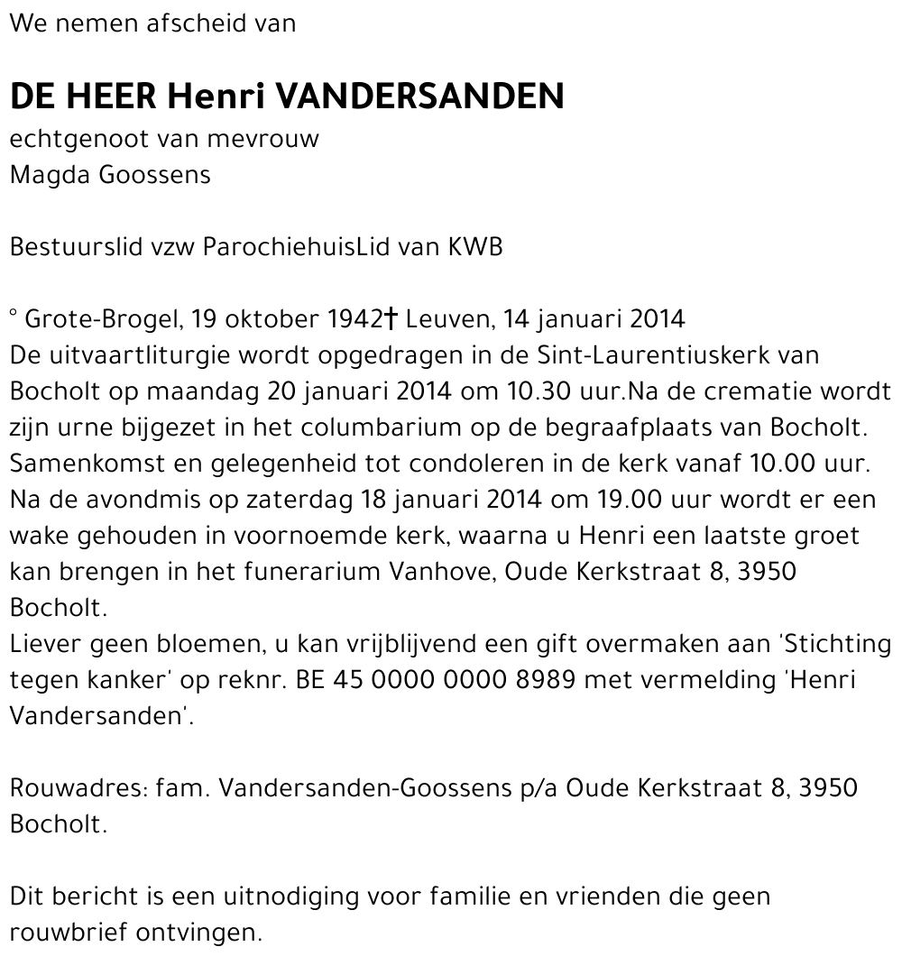 Henri Vandersanden