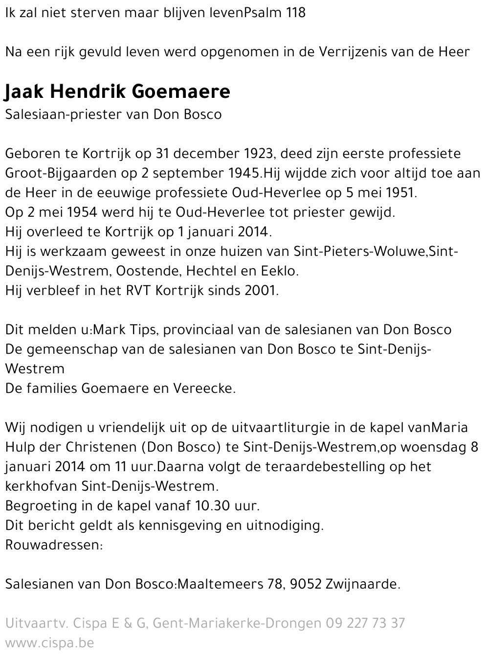 Jaak Hendrik Goemaere