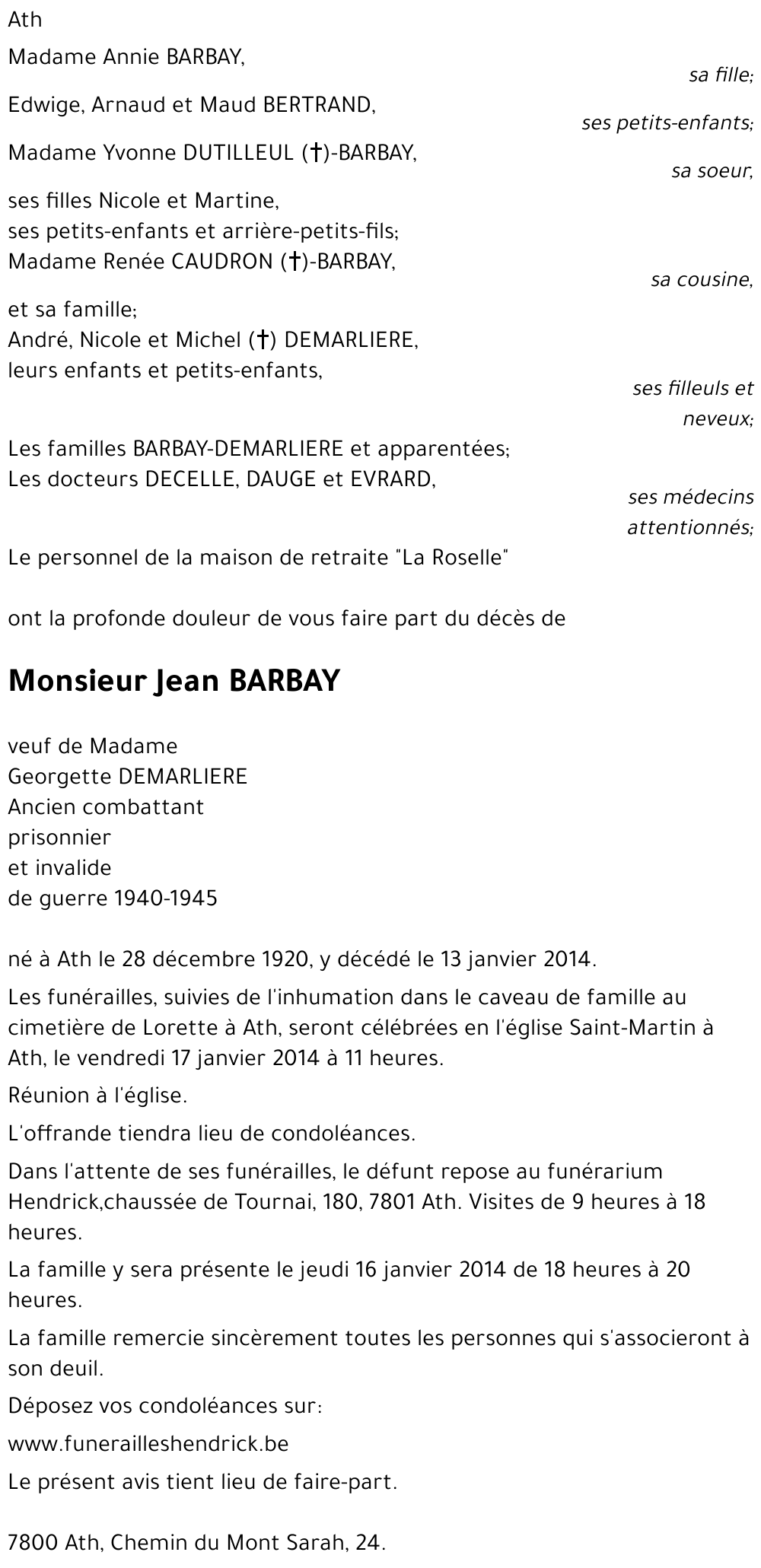 Jean BARBAY