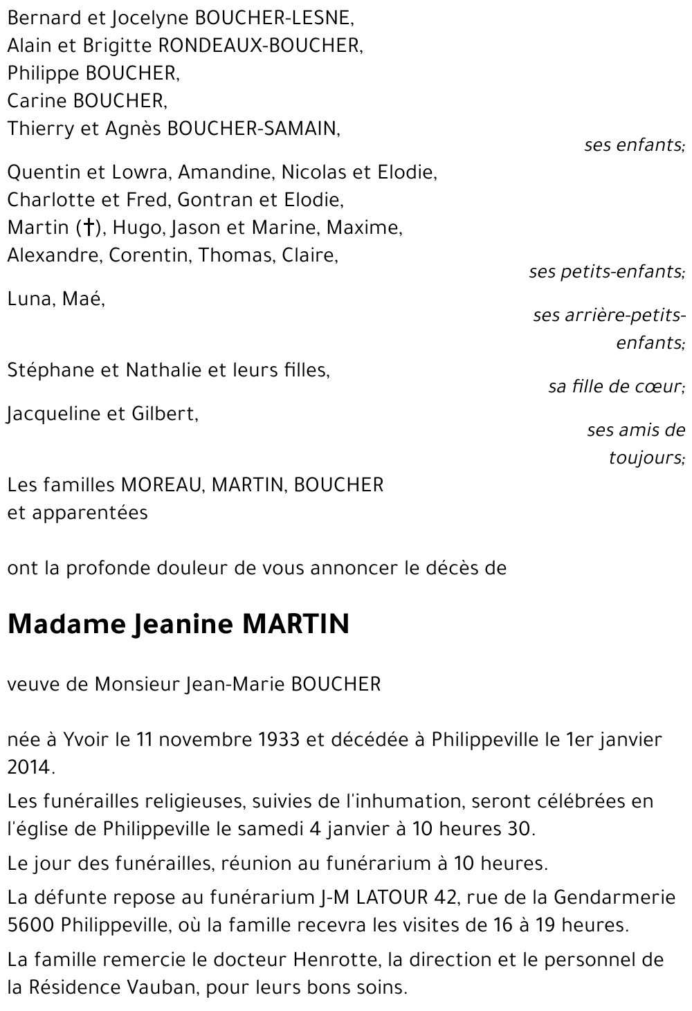 Jeanine MARTIN