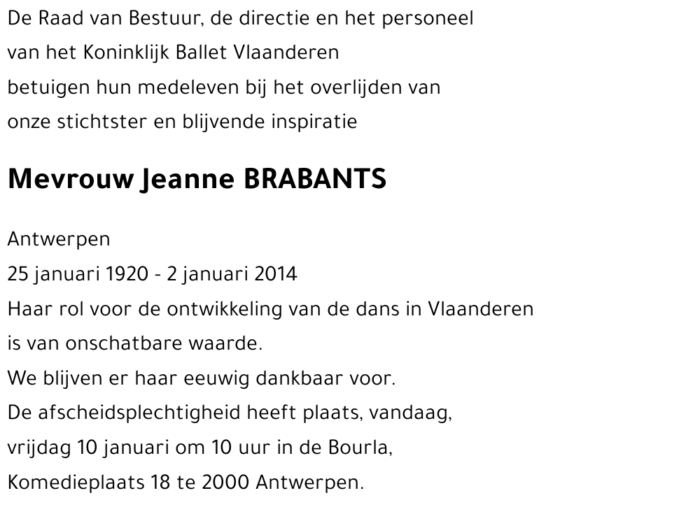 Jeanne Brabants