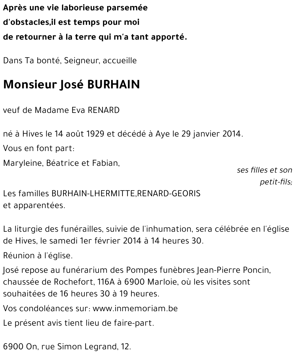 José BURHAIN