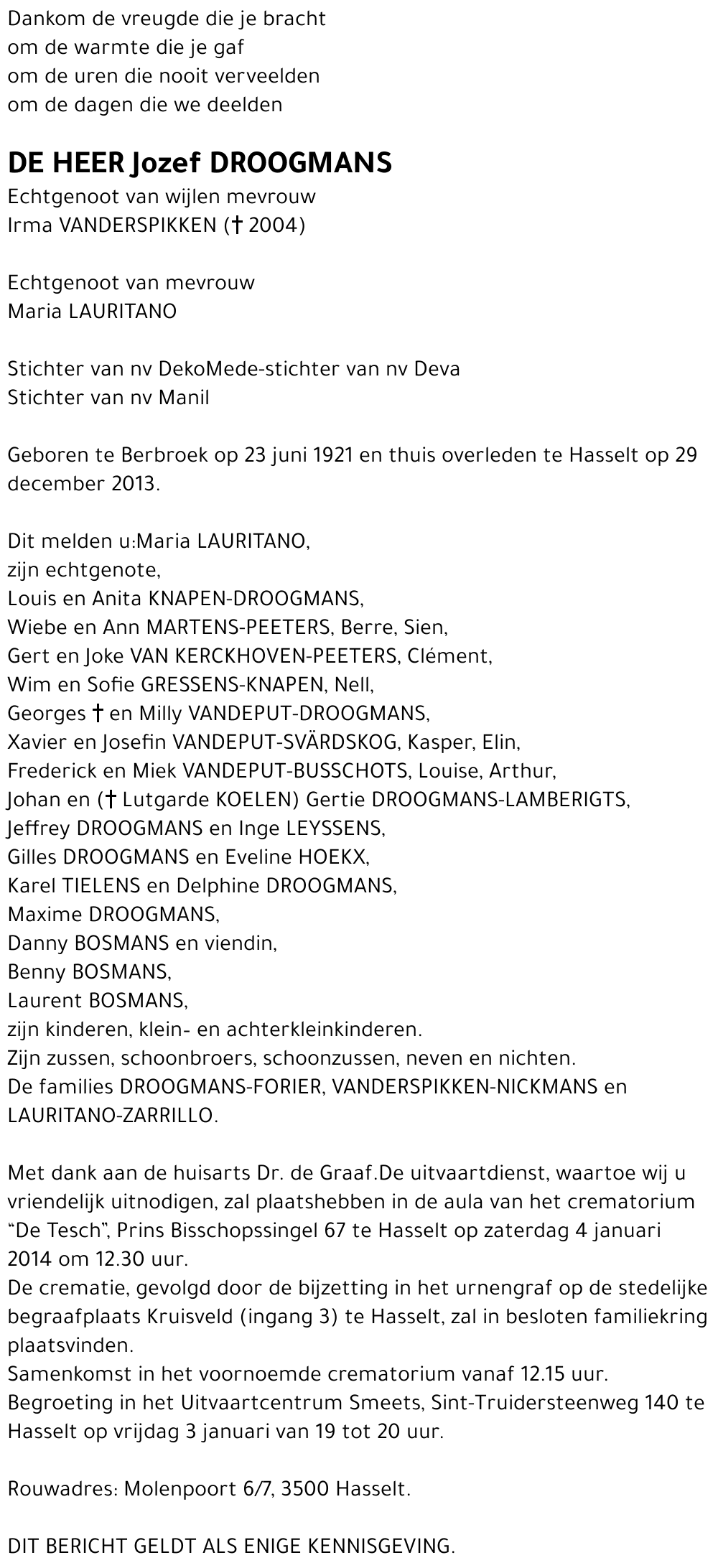Jozef Droogmans
