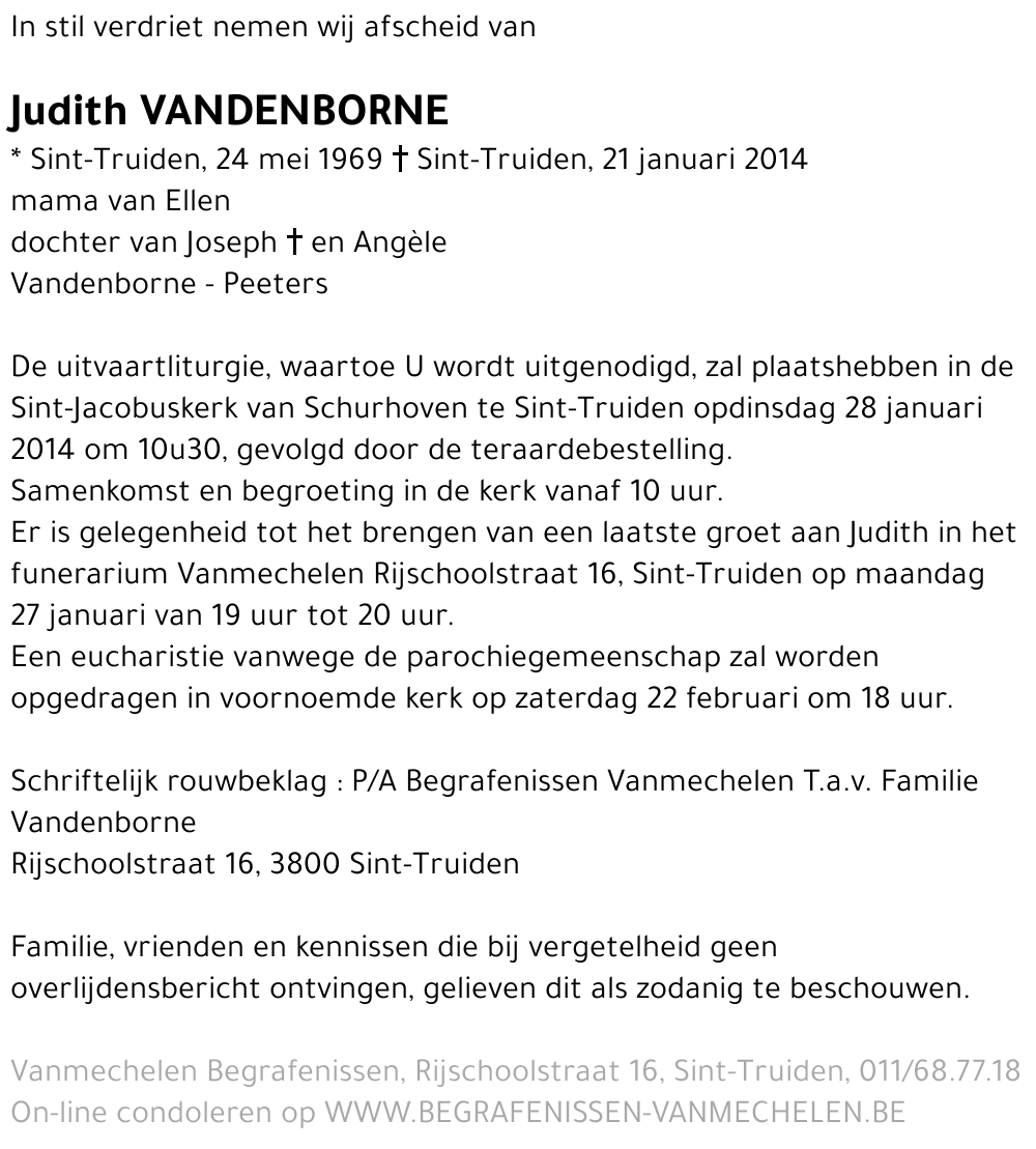 Judith Vandenborne