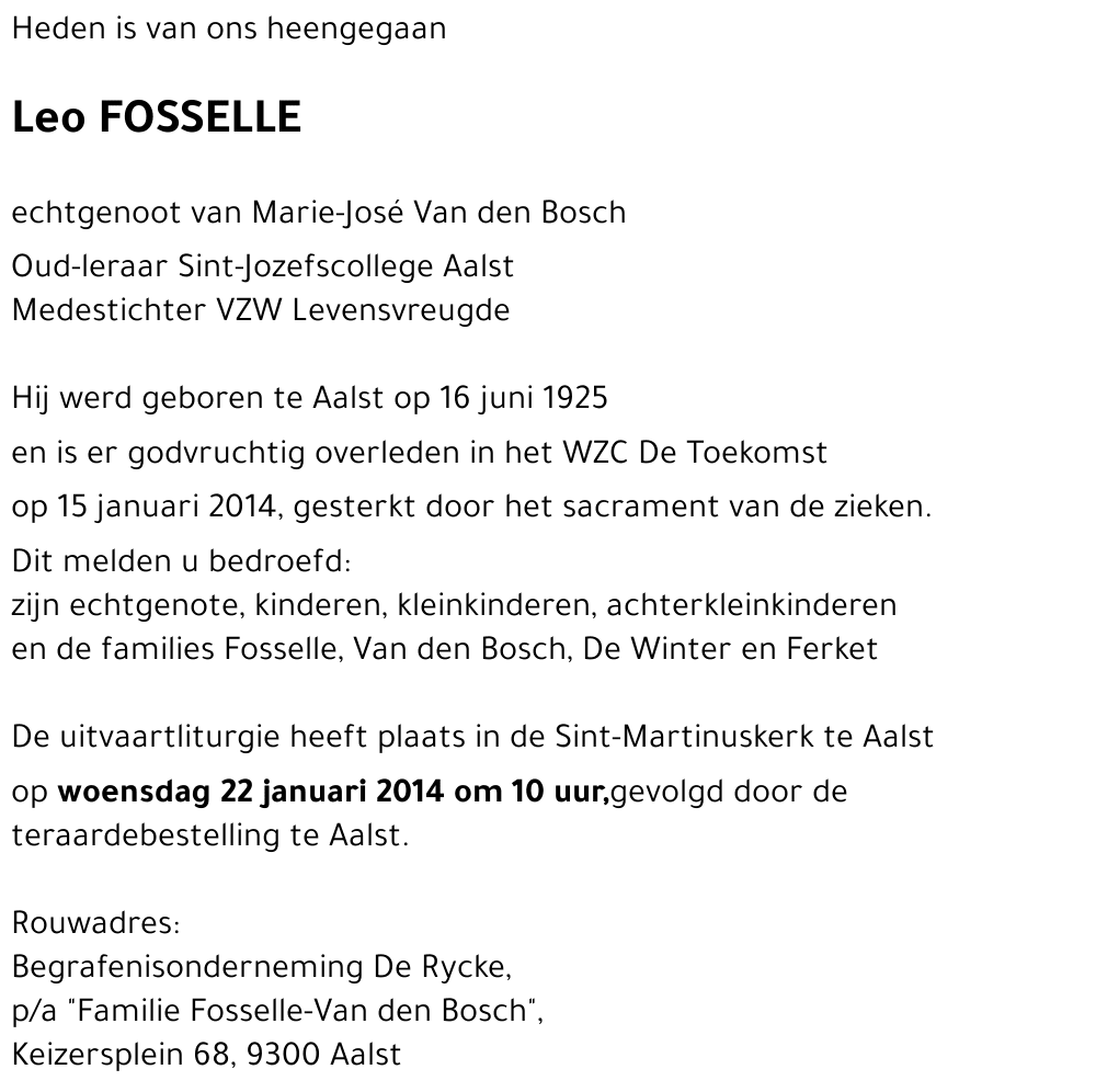 Leo FOSSELLE