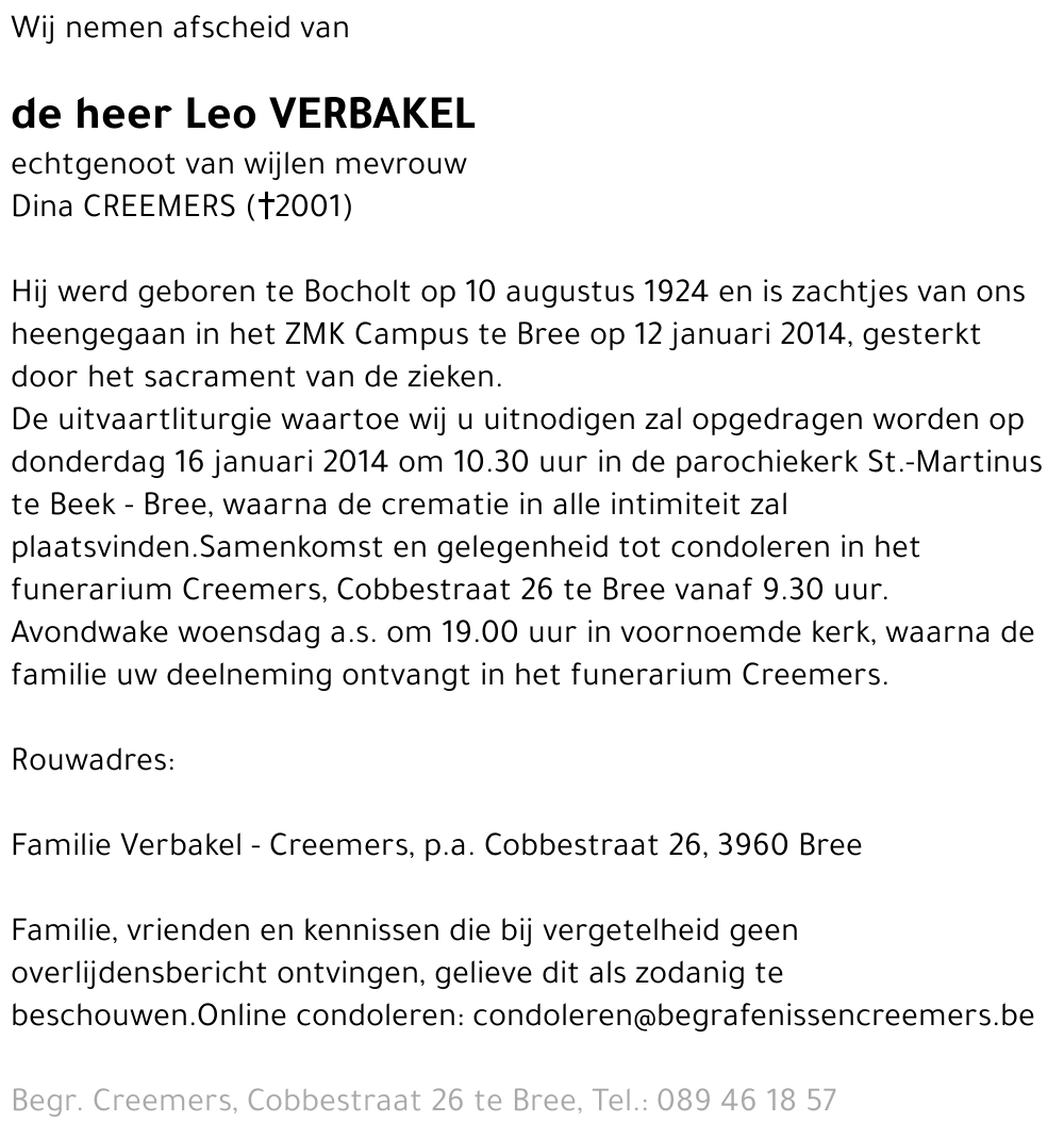 Leo Verbakel