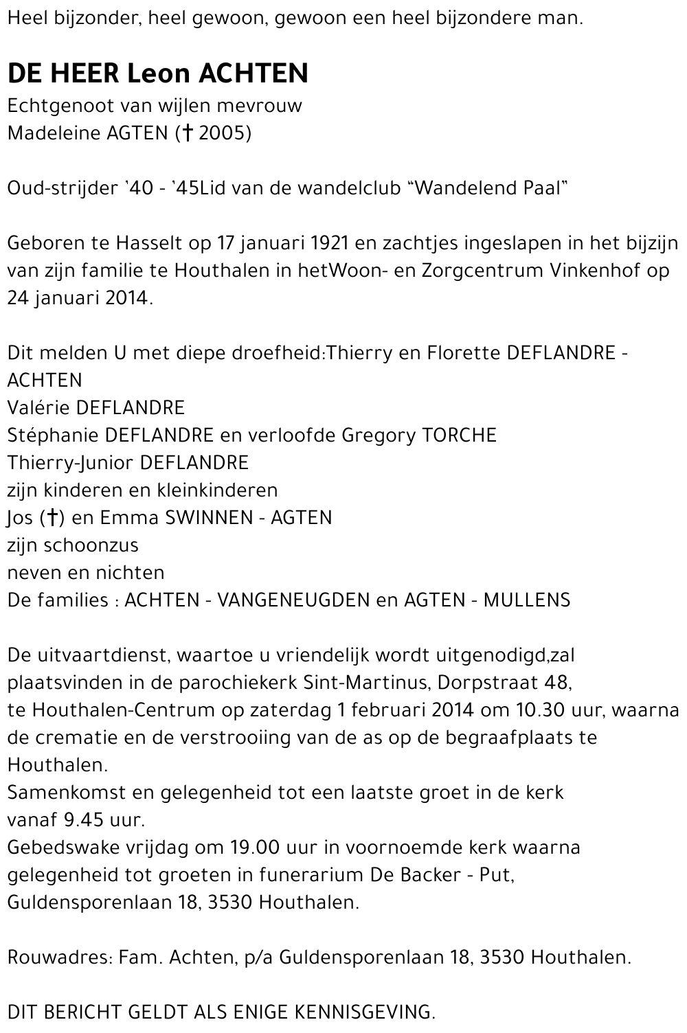Leon ACHTEN