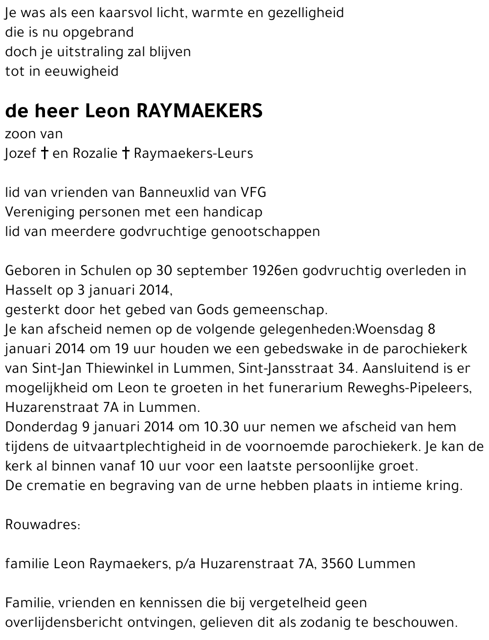 Leon Raymaekers