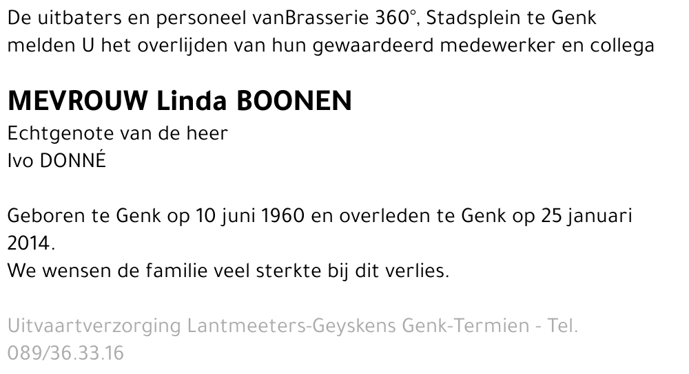 Linda BOONEN