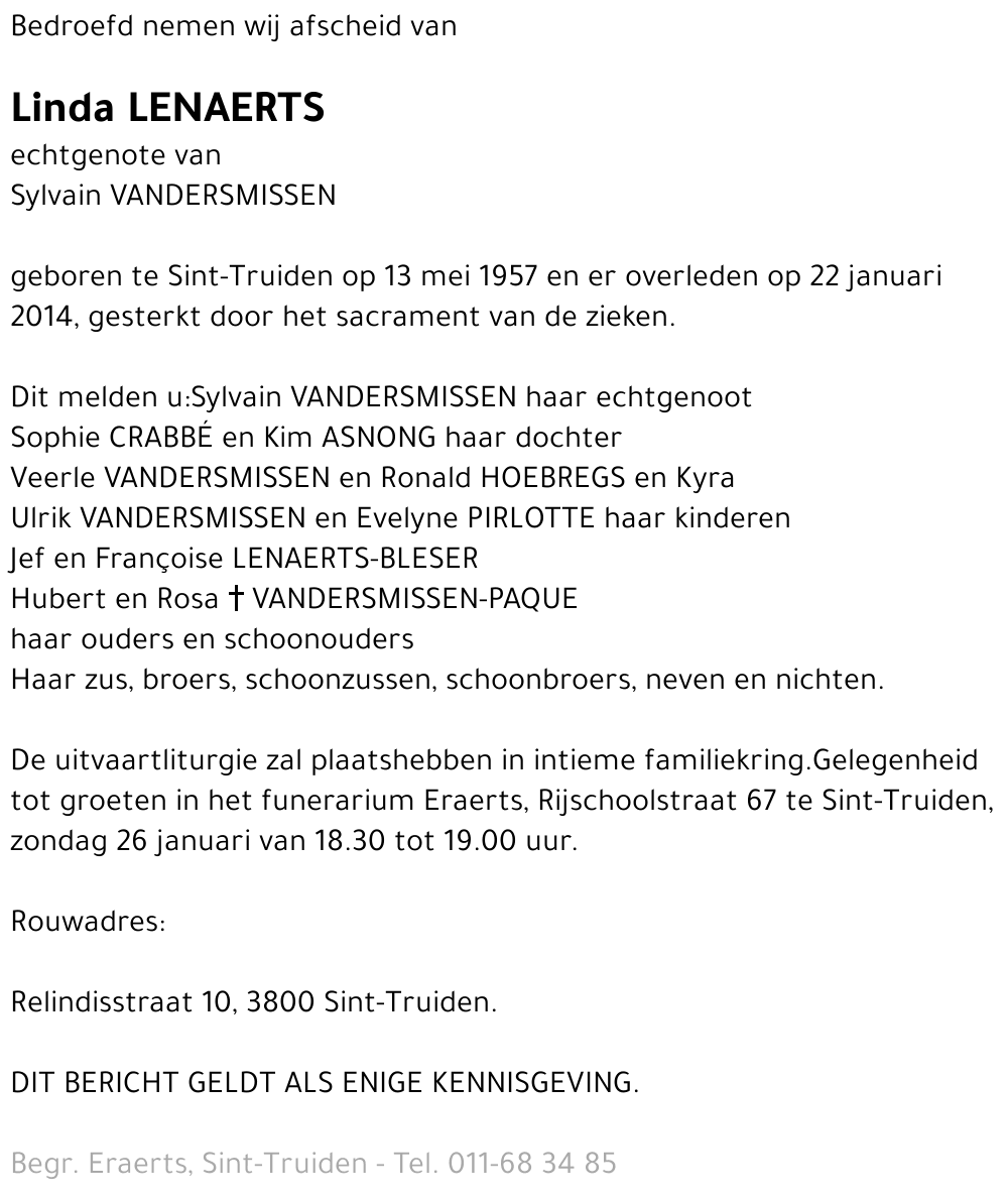 Linda Lenaerts
