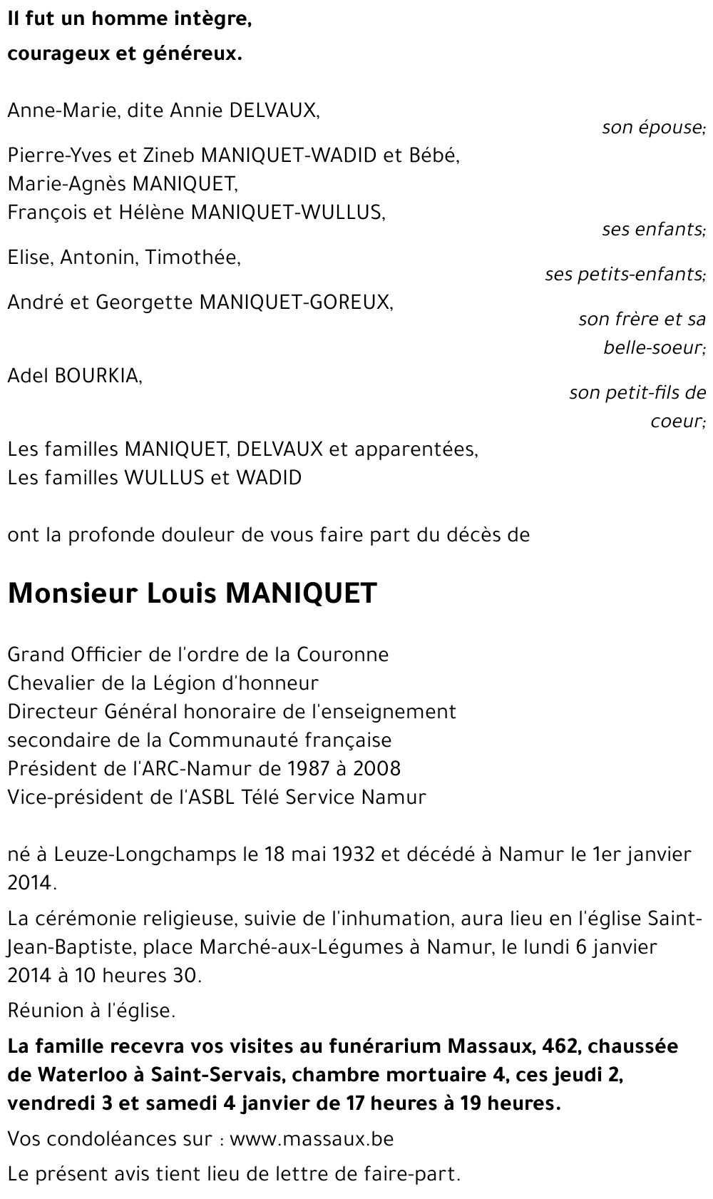 Louis MANIQUET