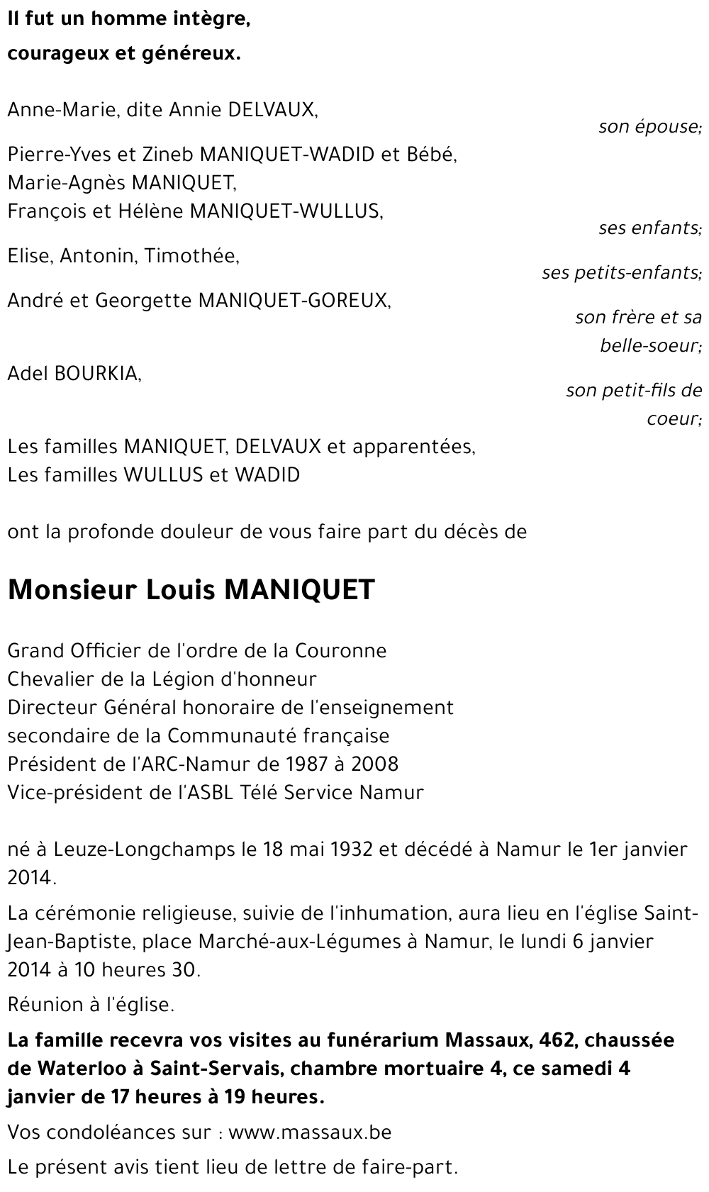 Louis MANIQUET