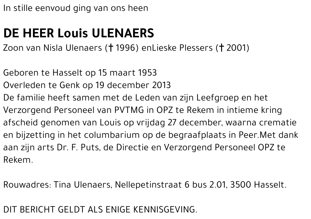 Louis Ulenaers
