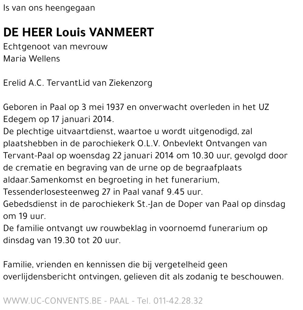 Louis Vanmeert