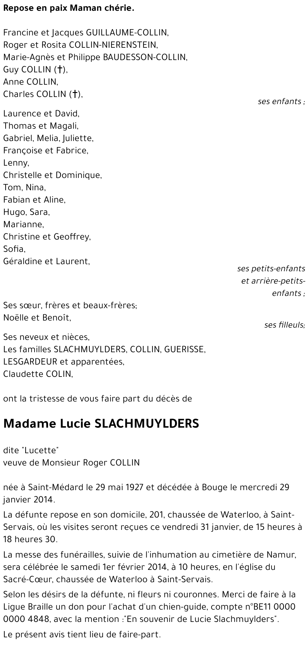 Lucie SLACHMUYLDERS