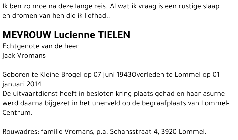 Lucienne Tielen
