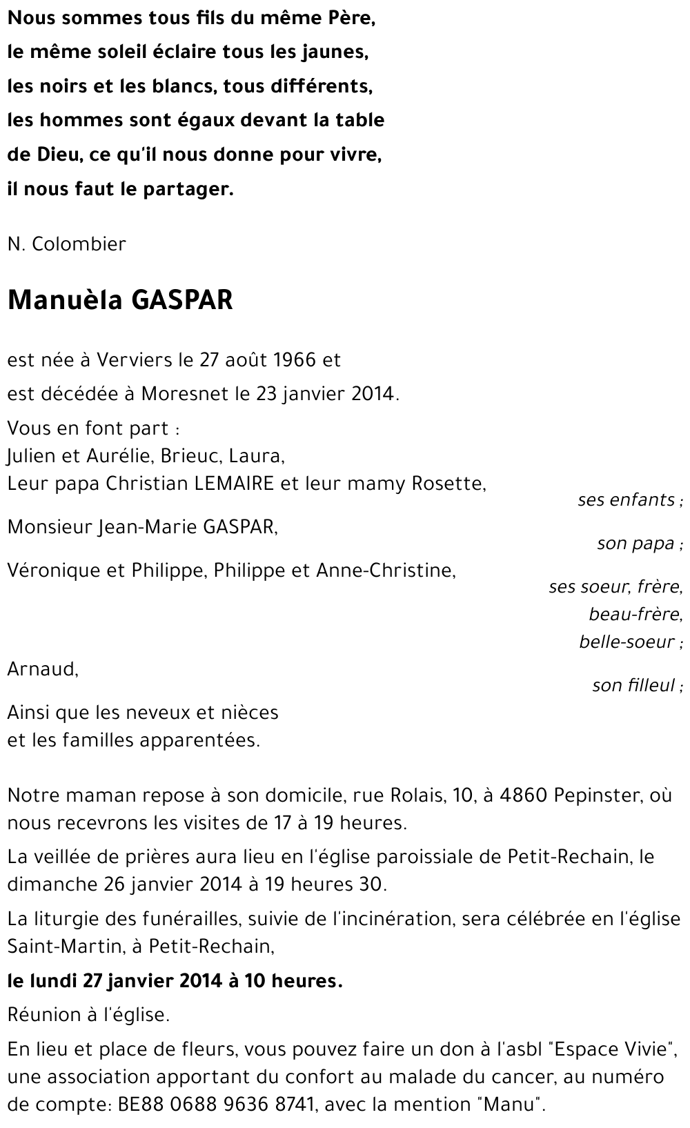 Manuèla GASPAR