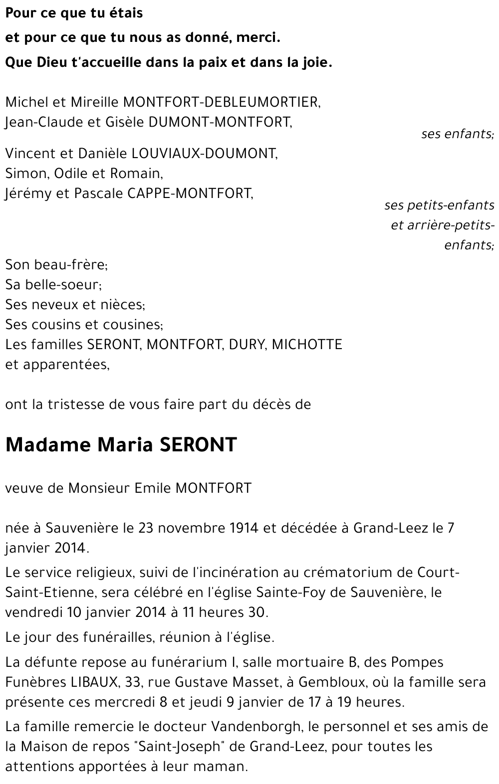 Maria SERONT