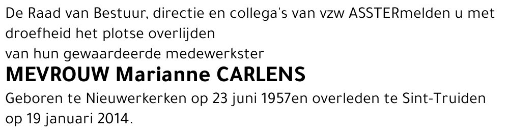 Marianne Carlens