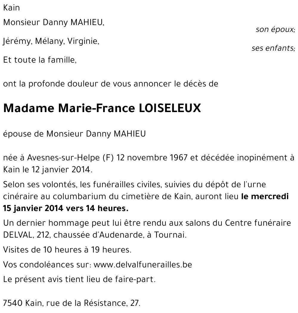 Marie-France LOISELEUX