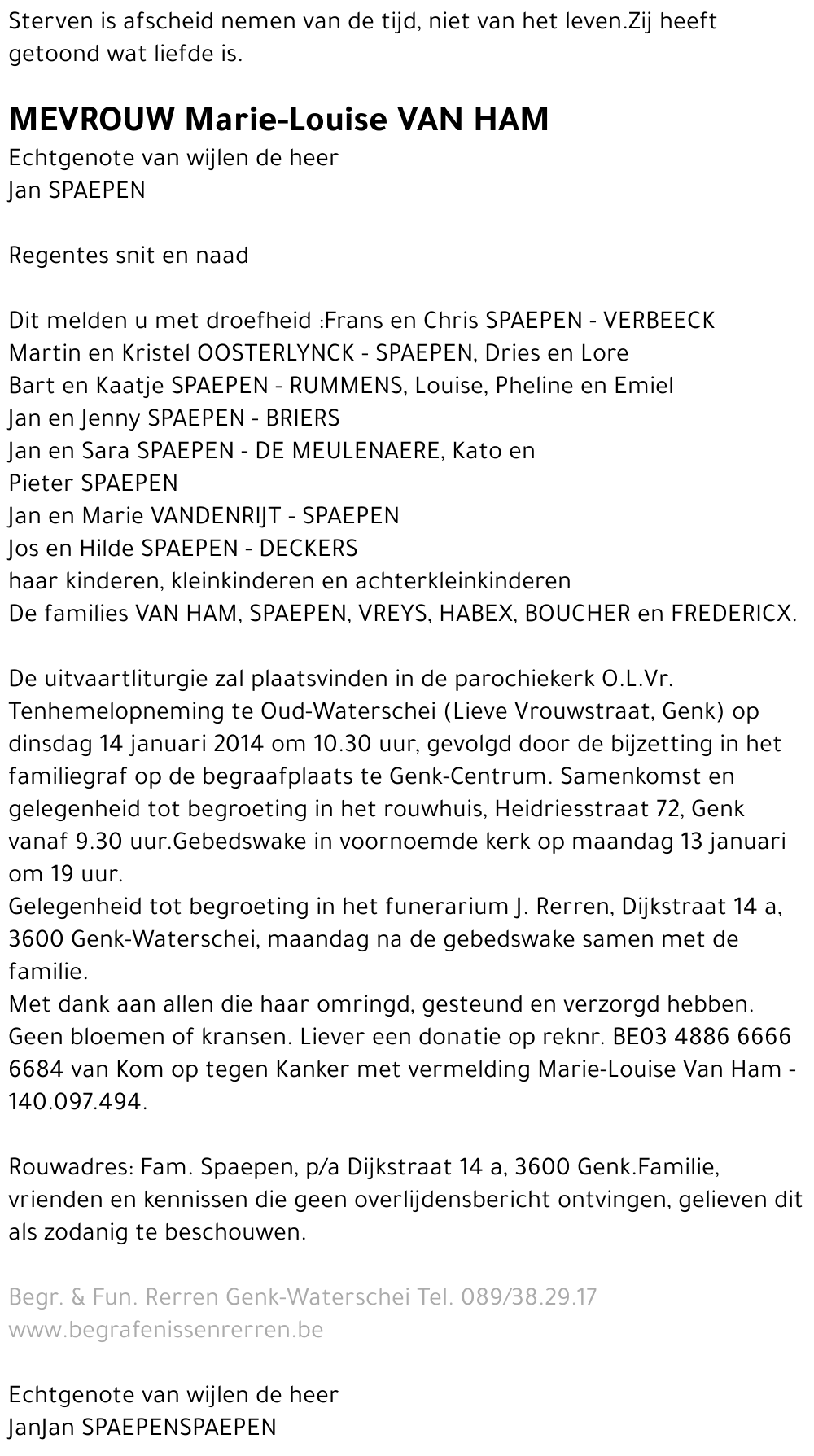 Marie-Louise Van Ham