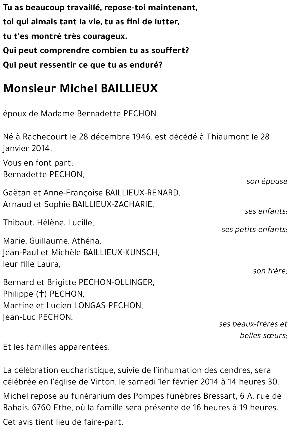 Michel BAILLIEUX