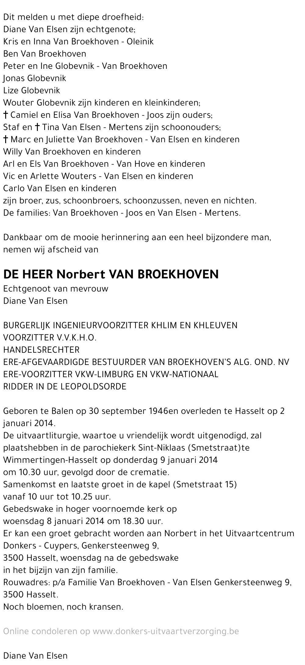 Norbert Van Broekhoven