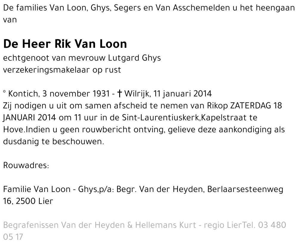 Rik Van Loon