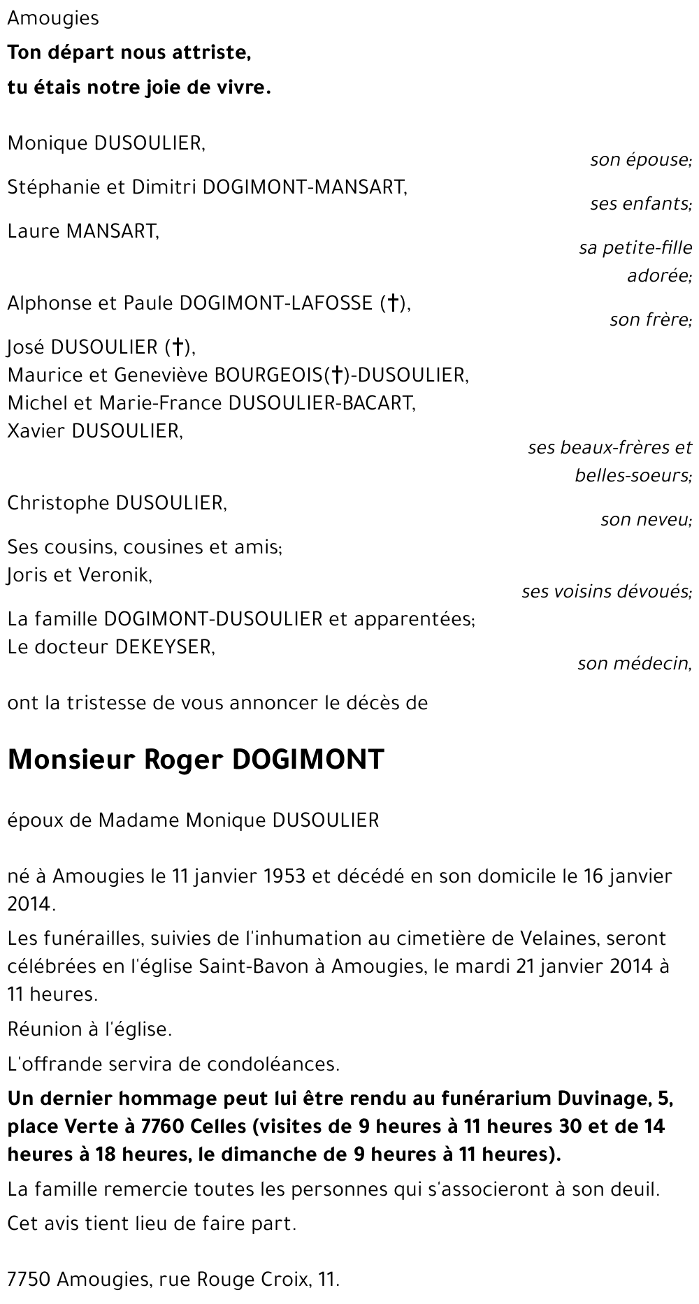 Roger DOGIMONT