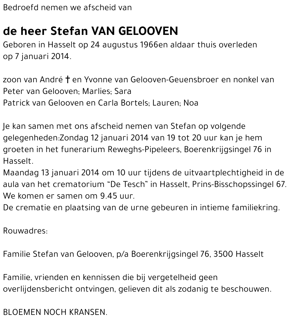 Stefan van Gelooven